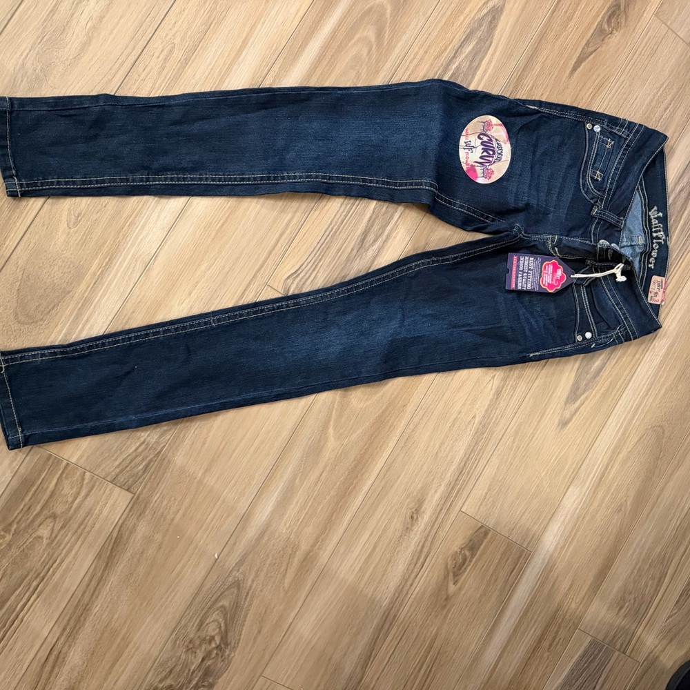 Wallflower Dark Blue Skinny Jeans